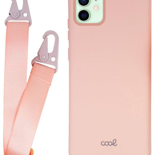 Capa iPhone 12/12 Pro c/ Cinta Rosa - COOL