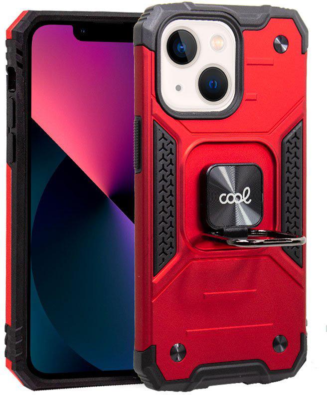 Capa iPhone 13 mini Hard Ring (Vermelho) - COOL
