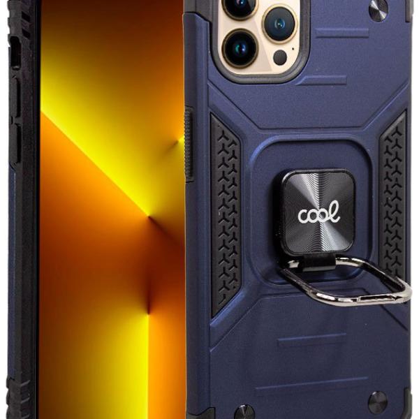 Capa iPhone 13 Pro Max Hard Ring (Azul) - COOL