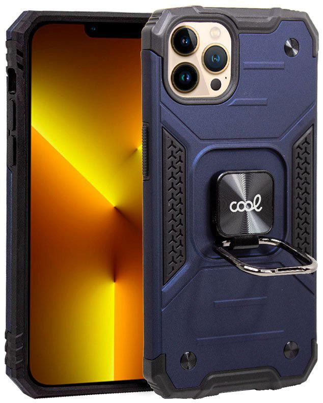 Capa iPhone 13 Pro Max Hard Ring (Azul) - COOL
