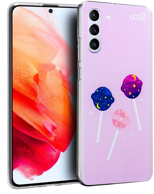 Capa Samsung G990 Galaxy S21 Desenhos Caramelos - COOL