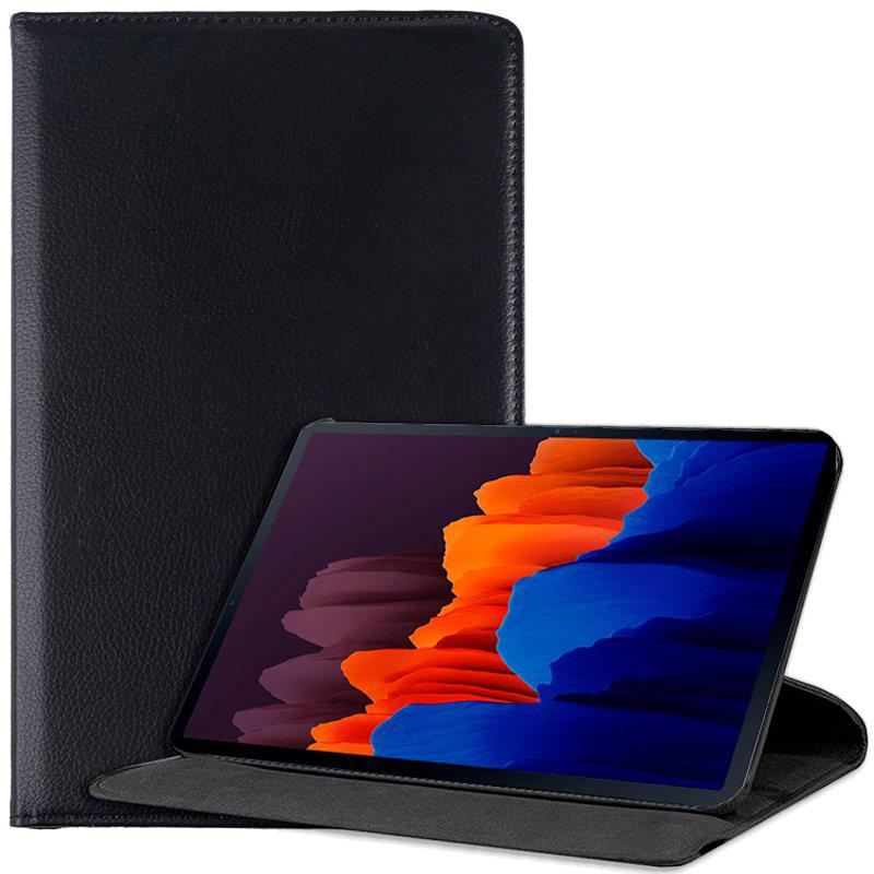 Capa Samsung Galaxy Tab S7 Plus T970 / T975 12,4 Couro (Preto) - COOL