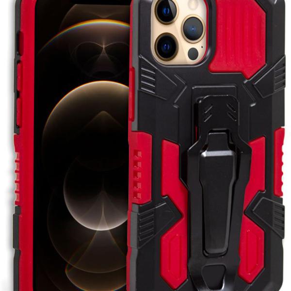 Capa iPhone 12 Pro Max Hard Clip (Vermelho) - COOL