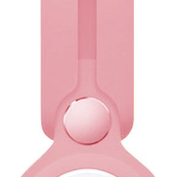 Bracelete Compatível c/ Airtag Silicone (Rosa) - COOL