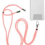 Cordão de Suspensão Universal c/ Cartão para Smartphones (Rosa) - COOL