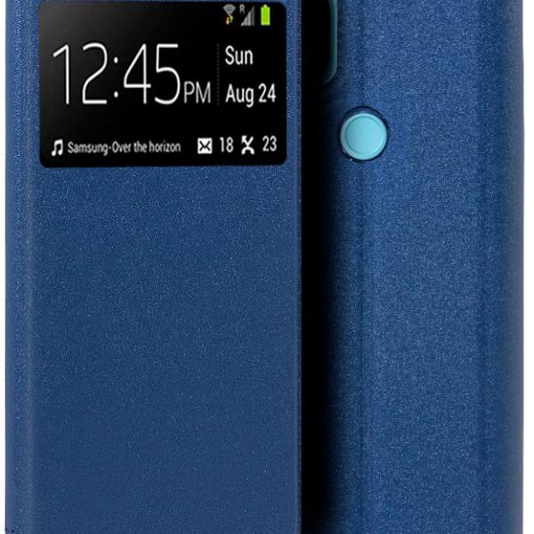 Capa Livro p/ Realme C21 Plain (Azul) - COOL