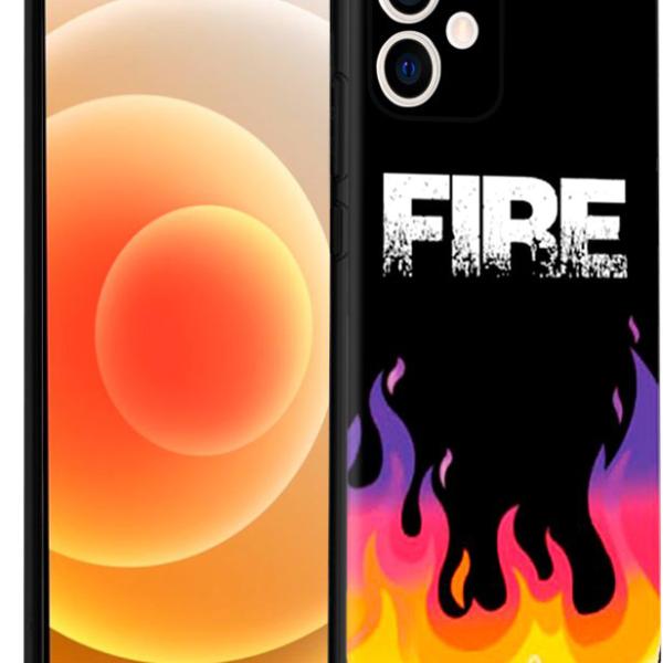 Capa iPhone 12 mini Desenho Fogo - COOL