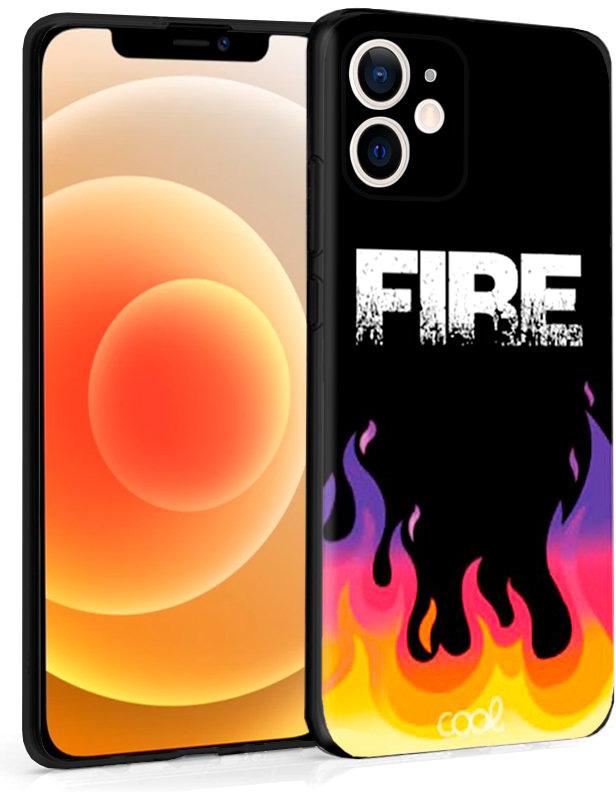 Capa iPhone 12 mini Desenho Fogo - COOL