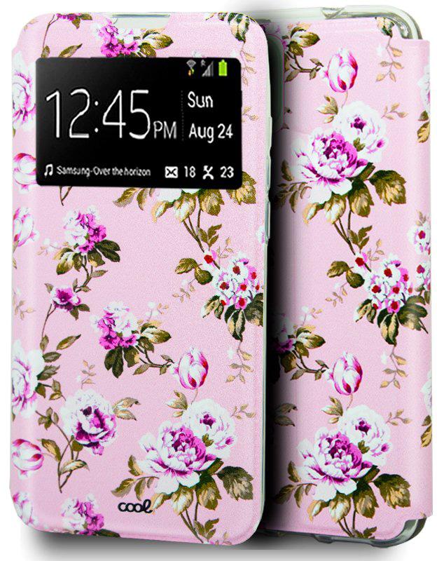 Capa Livro p/ iPhone 12/12 Pro Desenhos Flores - COOL