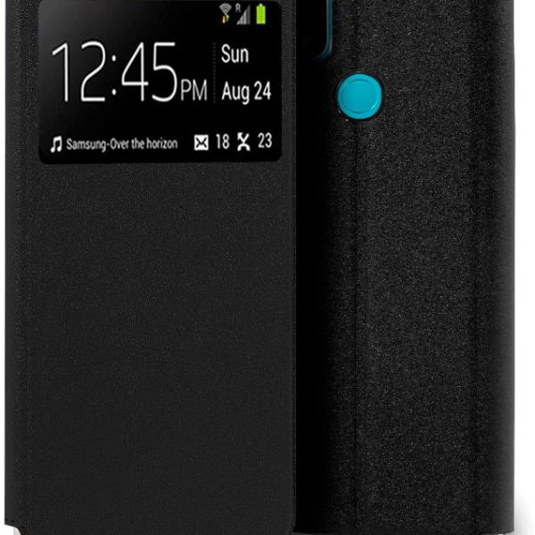 Capa Livro p/ Oppo A15 / A15s Smooth (Preto) - COOL