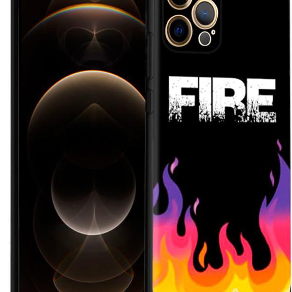 Capa IPhone 12 Pro Max Desenhos Fire - COOL