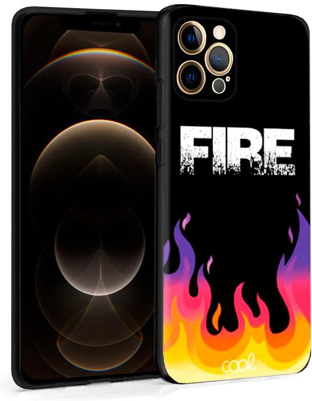 Capa IPhone 12 Pro Max Desenhos Fire - COOL