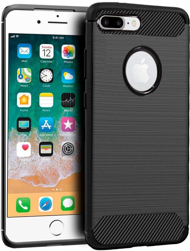 Capa IPhone 7 Plus / IPhone 8 Plus Carbon (Preto) - COOL