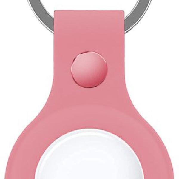 Bracelete Compatível AirTag Silicone (Rosa) - COOL