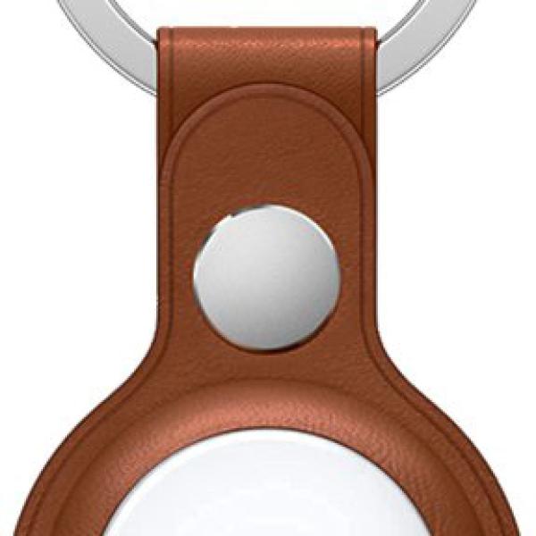 Bracelete Compatível AirTag Couro (Castanho) - COOL