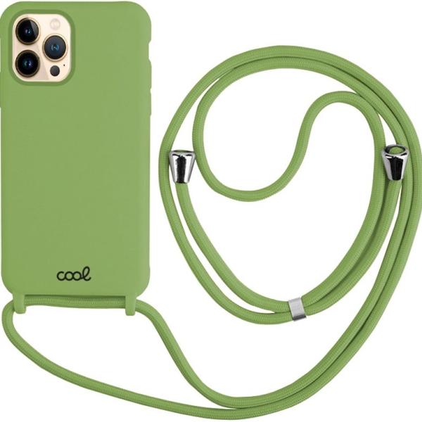 Capa iPhone 13 Pro Max c/ Cabo (Verde Pistacho) - COOL