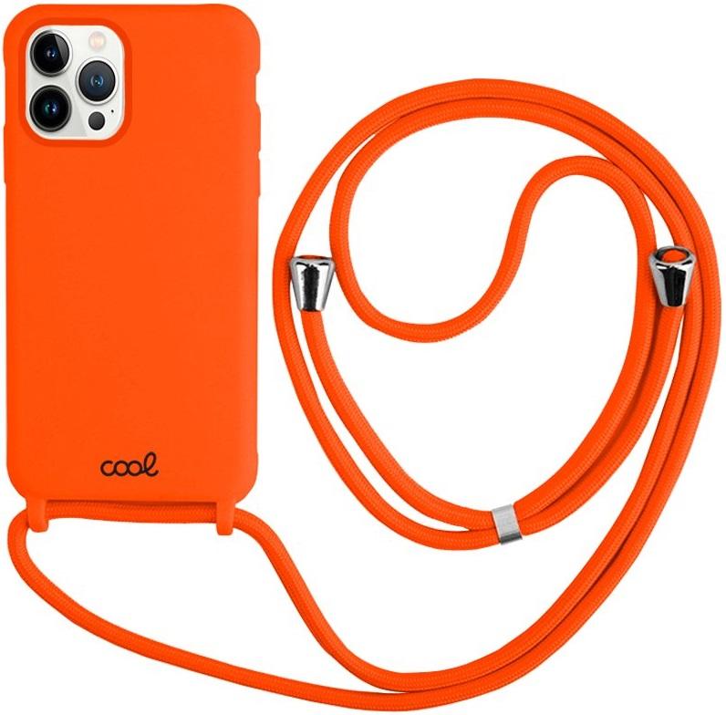 Capa iPhone 13 Pro c/ Cabo (Coral) - COOL