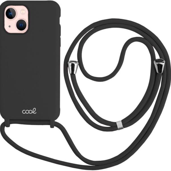 Capa iPhone 13 c/ Cabo (Preto) - COOL