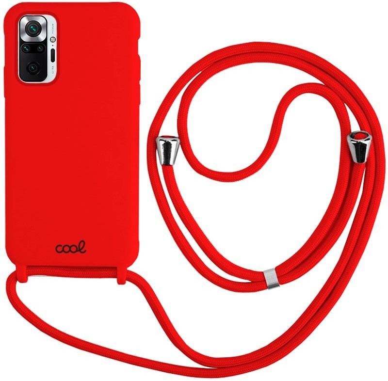 Capa Xiaomi Redmi Note 10 / Note 10s c/ Cabo (Vermelho) - COOL