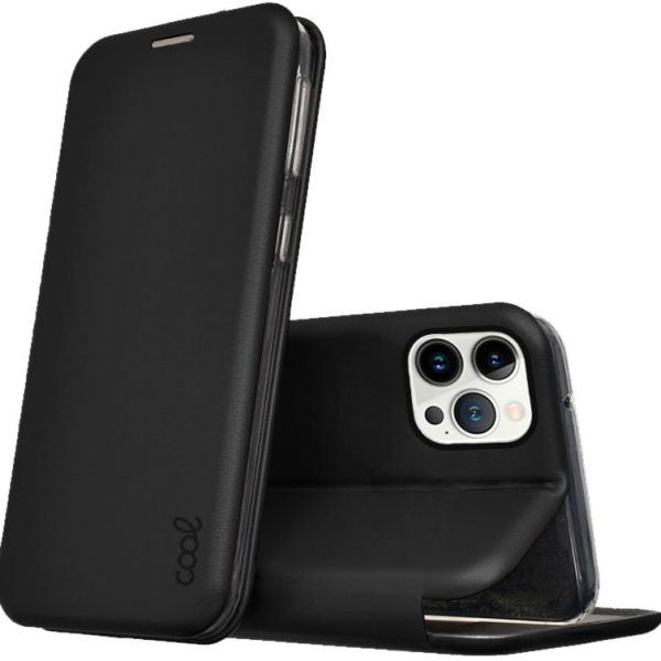Capa Livro p/ iPhone 13 Pro Elegance (Preto) - COOL