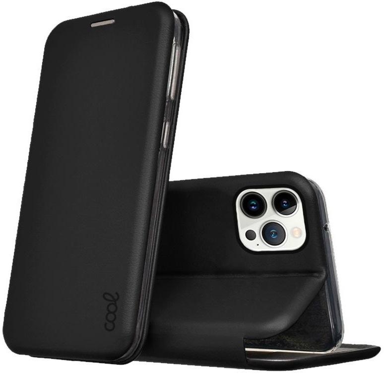 Capa Livro p/ iPhone 13 Pro Elegance (Preto) - COOL