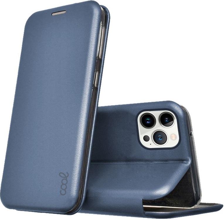 Capa Livro p/ iPhone 13 Pro Elegance (Azul) - COOL