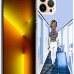 Capa iPhone 13 Pro Max Desenhos Viagem - COOL