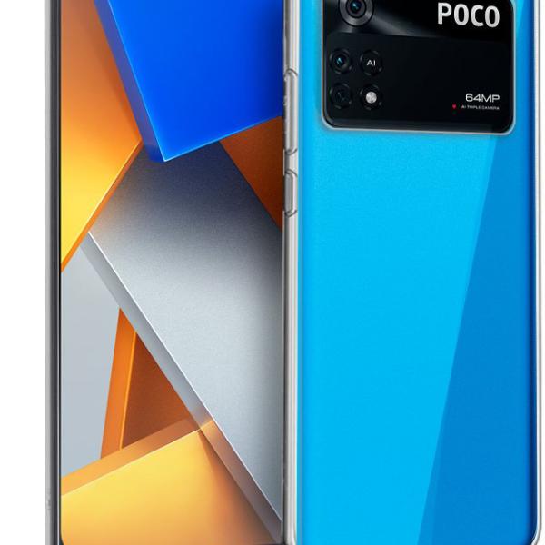 Capa Silicone p/ Xiaomi Poco M4 Pro (Transparente) - COOL