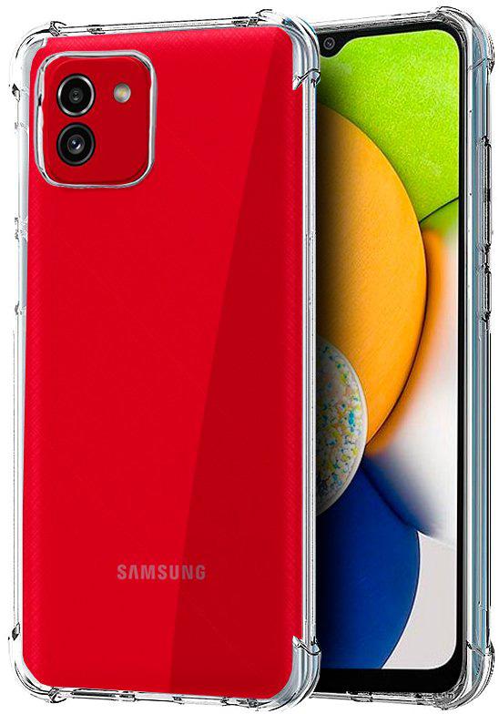 Capa p/ Samsung A035 Galaxy A03 Antishock (Transparente) - COOL