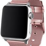 Correia de Metal p/ Apple Watch Series 1 / 2 / 3 / 4 / 5 / 6 / 7 / SE (38 / 40 / 41 mm) (Rosa) - COO