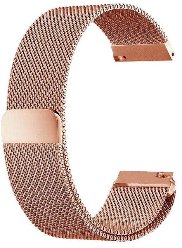 Pulseira de Metal Universal 20mm Amazfit Bip / GTS / Bip Lite / COOL Oslo (Rose Gold) - COOL