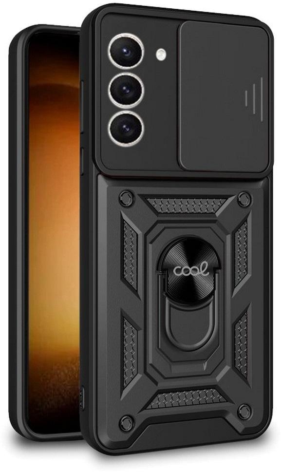 Capa c/ Anel p/ Samsung S911 Galaxy S23 (Preto) - COOL