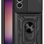 Capa c/ Anel p/ Samsung S916 Galaxy S23 Plus (Preto) - COOL