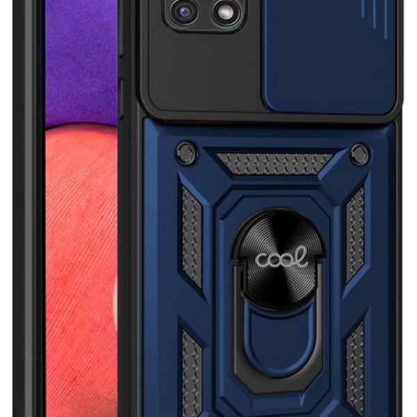 Capa c/ Anel p/ Samsung A226 Galaxy A22 5G (Marine) - COOL