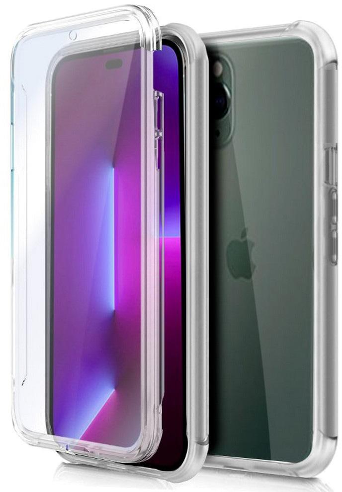 Capa de Silicone 3D p/ iPhone 14 Pro (Transparente) - COOL