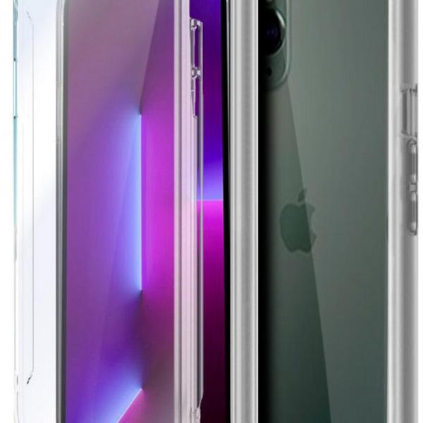 Capa de Silicone 3D p/ iPhone 14 Pro (Transparente) - COOL