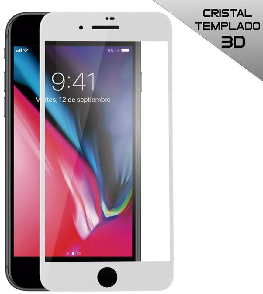 Película Vidro Temperado p/ iPhone 7 Plus / iPhone 8 Plus (FULL 3D Branco) - COOL