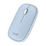 Rato Sem Fios Slim Bluetooth + Adap. USB (Celeste) - COOL
