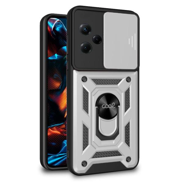 Capa p/ Xiaomi Redmi Note 12 5G / Poco X5 5G Hard Ring (Prateado) - COOL