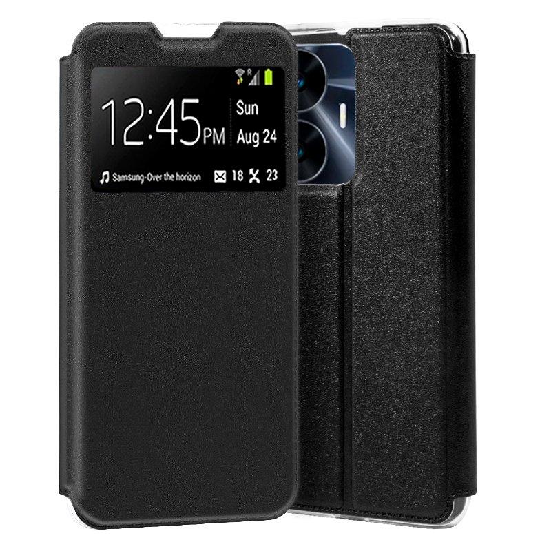 Capa Flip Cover p/ Realme C55 (Preto) - COOL