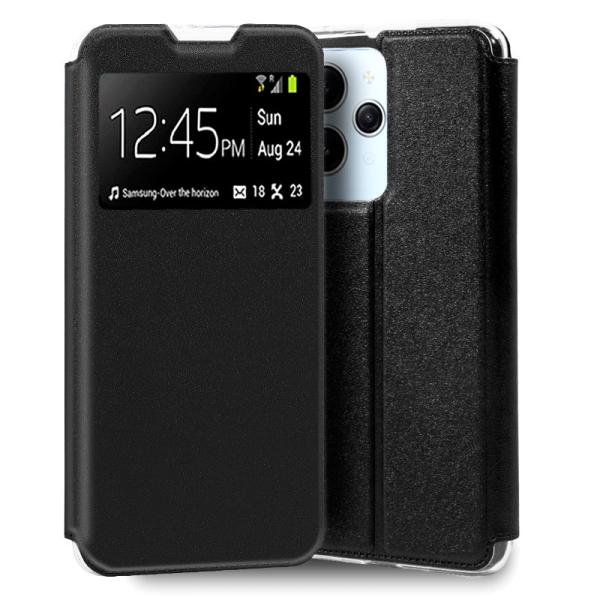 Capa Flip Cover p/ Xiaomi Redmi 12 (Preto) - COOL