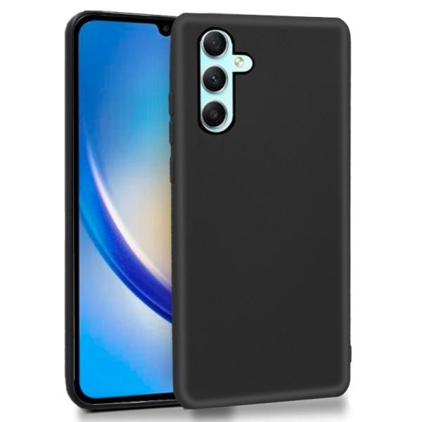 Capa Silicone p/ Samsung A346 Galaxy A34 5G (Negro) - COOL