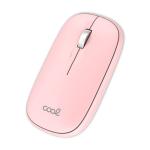 Rato Sem Fios Slim Bluetooth + Adap. USB (Rosa) - COOL