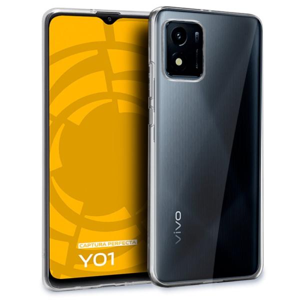 Capa Silicone p/ Vivo Y01 (Transparente) - COOL