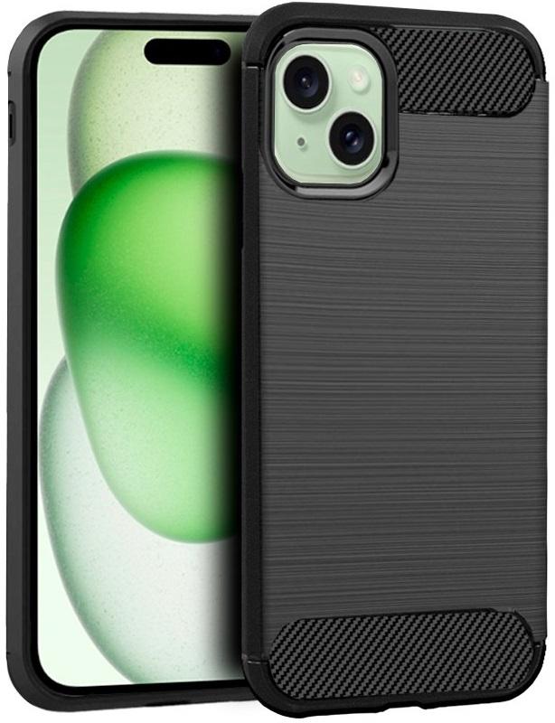 Capa p/ iPhone 15 Plus (Preto Carbono) - COOL