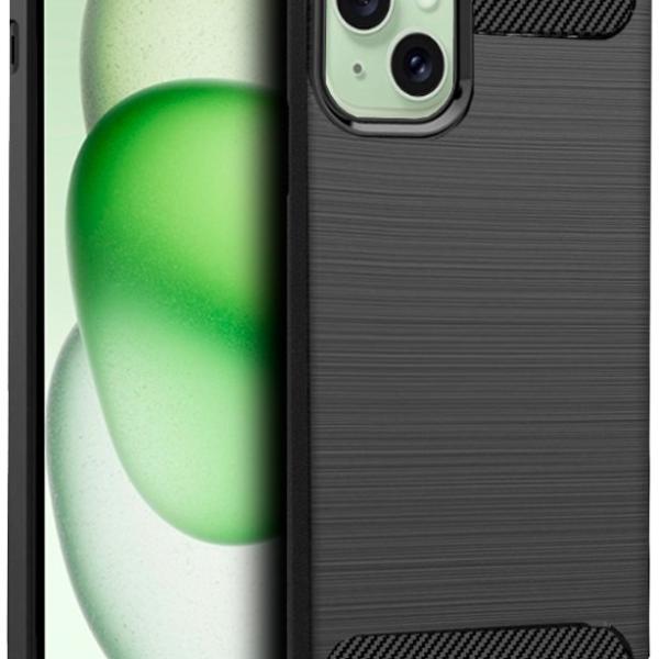 Capa p/ iPhone 15 Plus (Preto Carbono) - COOL