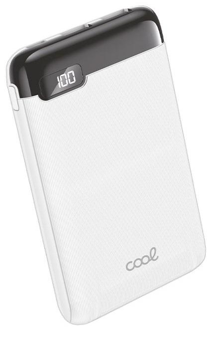 Powerbank 5000 mAh Display 10W (Branco) - COOL