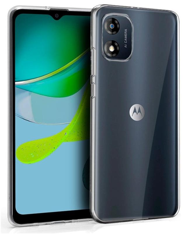 Capa Silicone p/ Motorola Moto E13 (Transparente) - COOL
