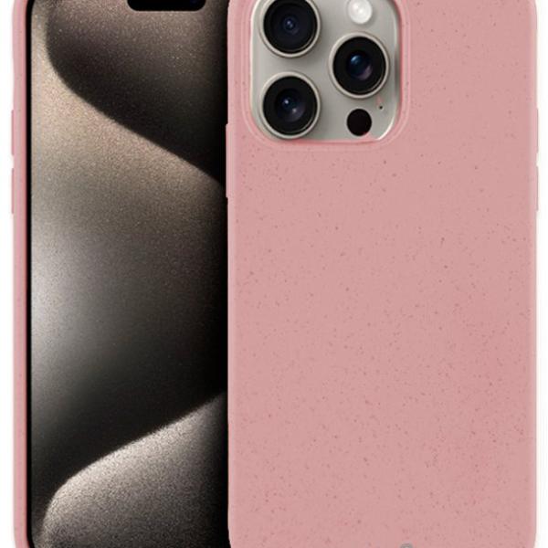 Capa p/ iPhone 15 Pro Max Eco Biodegradável (Rosa) - COOL