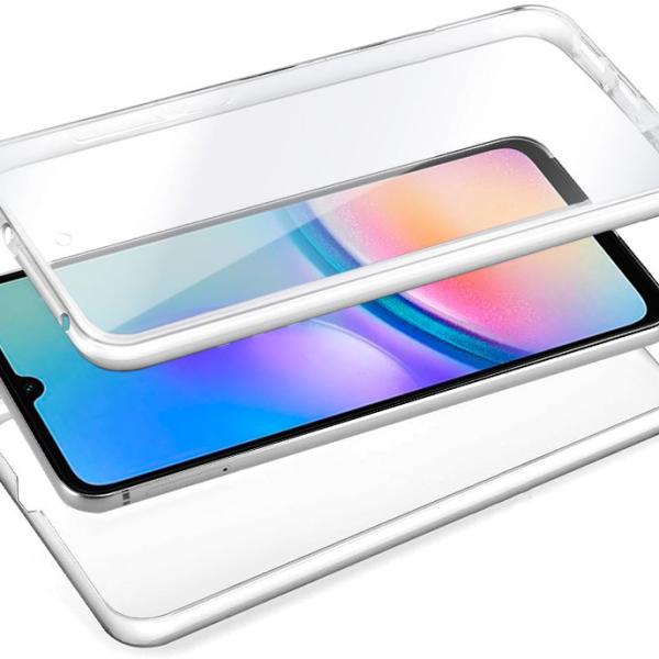 Capa Silicone 3D Frontal + Traseira p/ Samsung A057 Galaxy A05s (Transparente) - COOL